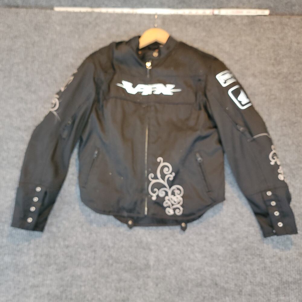 Honda VFR Women’s Motorcycle Jacket Power Trip Black Riding Gear M